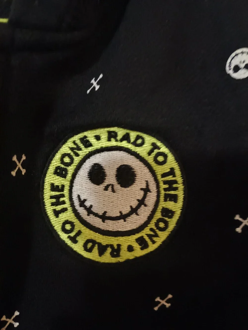 Disney Spotted Zebra Jack Skellington Boys Hoodie